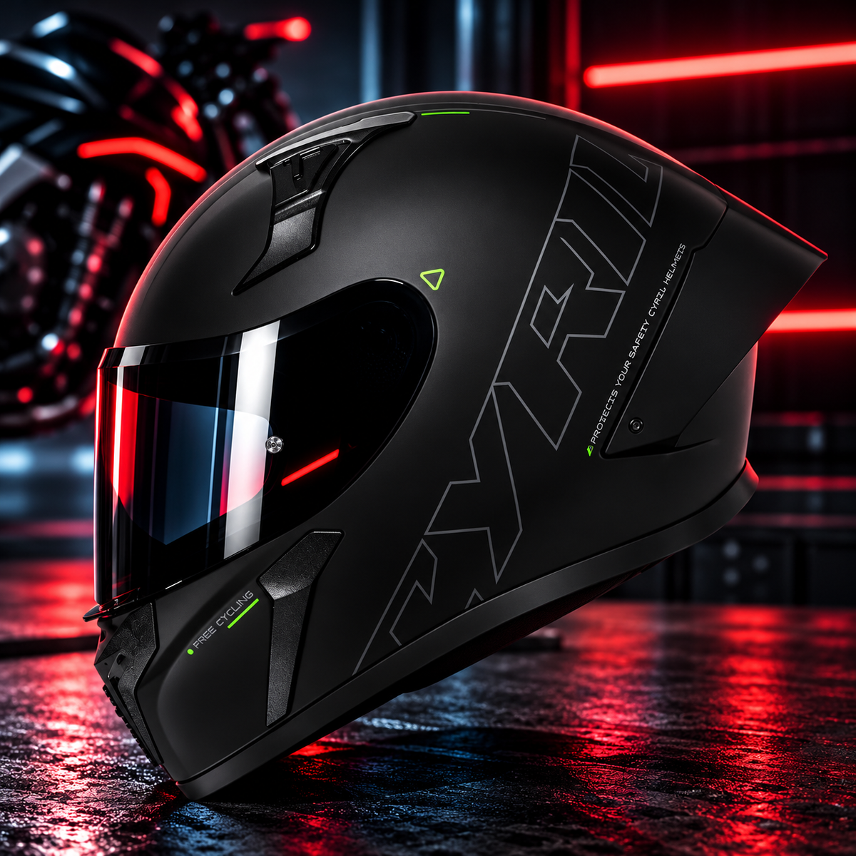 CASCO DE MOTO HIBIKERS - CERTIFICADO CE R22.06